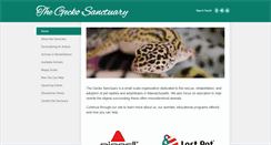 Desktop Screenshot of geckosanctuary.org